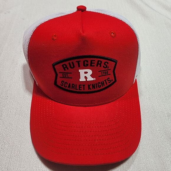 Rutgers Scarlet knights Snap back trucker hat - Picture 1 of 6